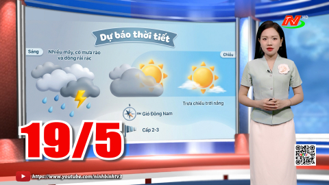 Dự b&aacute;o thời tiết đ&ecirc;m 18/5, ng&agrave;y 19/5 | Chiều tối v&agrave; đ&ecirc;m, mưa r&agrave;o.