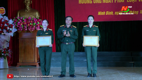 Bộ CHQS tỉnh Gặp mặt c&aacute;n bộ, hội vi&ecirc;n phụ nữ