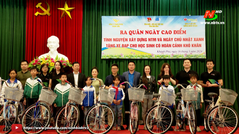 Ra qu&acirc;n ng&agrave;y cao điểm t&igrave;nh nguyện x&acirc;y dựng n&ocirc;ng th&ocirc;n mới tại huyện Y&ecirc;n Kh&aacute;nh