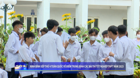 Ninh B&igrave;nh xếp thứ 4 to&agrave;n quốc về điểm trung b&igrave;nh c&aacute;c b&agrave;i thi tốt nghiệp THPT năm 2023