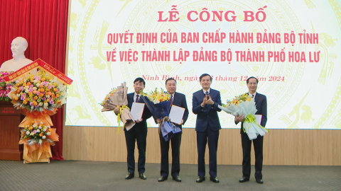 Kỳ vọng th&agrave;nh phố Hoa Lư - Đ&ocirc; thị loại I trực thuộc tỉnh