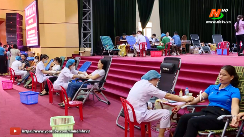 Ng&agrave;y hội hiến m&aacute;u t&igrave;nh nguyện huyện Y&ecirc;n Kh&aacute;nh