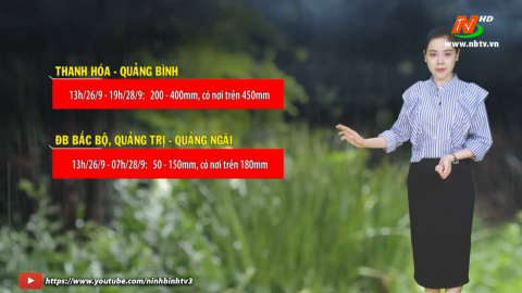 Dự báo thời ti&ecirc;́t đ&ecirc;m 26, ngày 27/09/2023