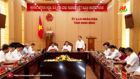 Đo&agrave;n c&ocirc;ng t&aacute;c th&agrave;nh vi&ecirc;n Ch&iacute;nh phủ l&agrave;m việc với l&atilde;nh đạo tỉnh