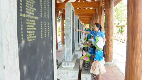 Bồi đắp l&ograve;ng y&ecirc;u nước cho thế hệ trẻ