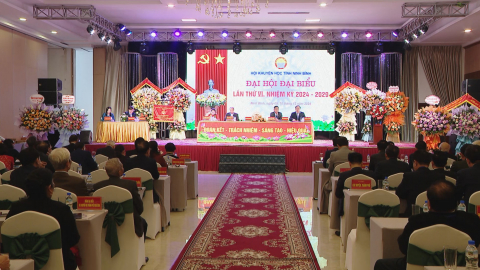 Đại hội đại biểu Hội Khuyến học tỉnh Ninh B&igrave;nh lần thứ VI, nhiệm kỳ 2024-2029