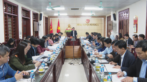 Khảo s&aacute;t c&aacute;c x&atilde; x&acirc;y dựng n&ocirc;ng th&ocirc;n mới n&acirc;ng cao, kiểu mẫu tại huyện Kim Sơn