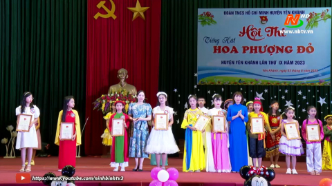 Hội thi "Tiếng h&aacute;t hoa phượng đỏ" huyện Y&ecirc;n Kh&aacute;nh