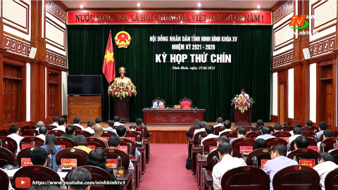 Kỳ họp thứ 9, HĐND tỉnh kh&oacute;a XV, nhiệm k&yacute; 2021 - 2026