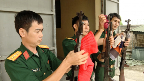 Ban Chỉ huy Qu&acirc;n sự huyện Kim Sơn: R&egrave;n luyện kỷ luật, tăng cường tr&aacute;ch nhiệm