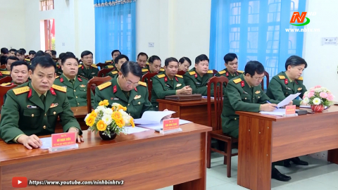 Bộ CHQS tỉnh tập huấn c&aacute;n bộ năm 2024