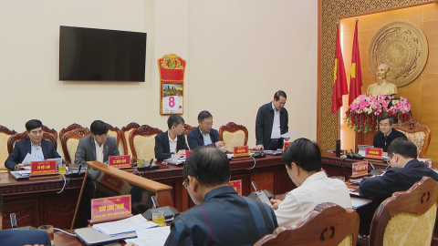 Hội nghị Ban Thường vụ Tỉnh ủy - 08/03/2024