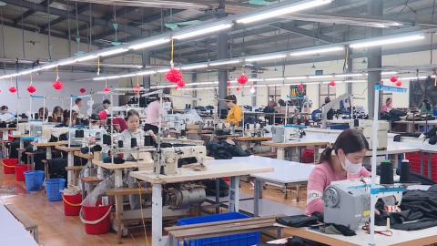 Kh&iacute; thế sản xuất c&ocirc;ng nghiệp - tiểu thủ c&ocirc;ng nghiệp đầu năm ở huyện Y&ecirc;n Kh&aacute;nh
