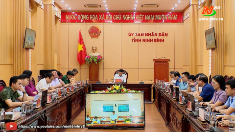 Hội nghị trực tuyến triển khai nhiệm vụ, giải ph&aacute;p bảo đảm trật tự an to&agrave;n giao th&ocirc;ng qu&yacute; III/2024