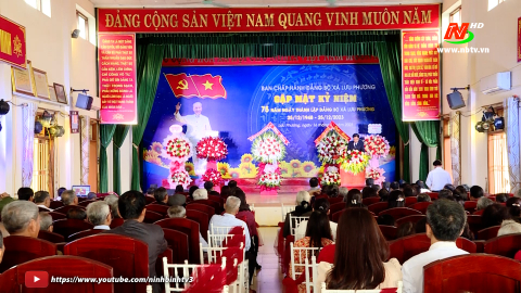 Kỷ niệm 75 năm th&agrave;nh lập Đảng bộ x&atilde; Lưu Phương