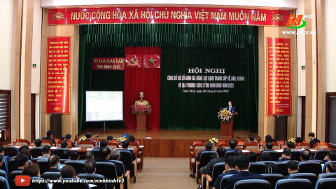 Hội nghị c&ocirc;ng bố chỉ số đ&aacute;nh gi&aacute; năng lực cạnh tranh (DDCI) năm 2023