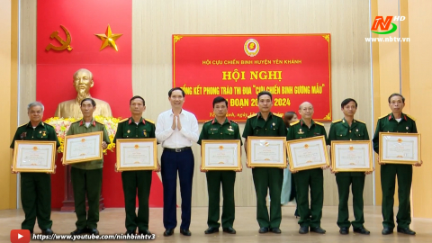 Hội CCB huyện Y&ecirc;n Kh&aacute;nh tổng kết phong tr&agrave;o thi đua &ldquo;Cựu chiến binh gương mẫu&rdquo; 