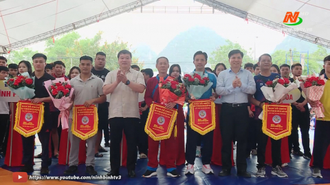 Khai mạc Giải v&ocirc; địch Vật d&acirc;n tộc Quốc gia năm 2024