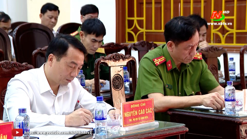 Nho Quan, Kim Sơn, Tam Điệp tổng kết c&ocirc;ng t&aacute;c tuyển chọn gọi c&ocirc;ng d&acirc;n nhập ngũ