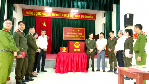 Đảm bảo tốt trật tự an to&agrave;n giao th&ocirc;ng, phục vụ cuộc bầu cử đại biểu Quốc hội kh&oacute;a XVI v&agrave; đại biểu HĐND c&aacute;c cấp nhiệm kỳ 2026 - 2031