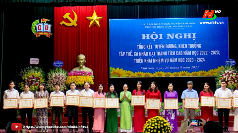 Ng&agrave;nh gi&aacute;o dục th&agrave;nh phố Ninh B&igrave;nh - Y&ecirc;n M&ocirc; - Kim Sơn tổng kết năm học 2022-2023