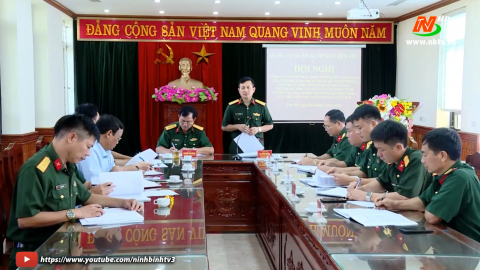 Đảng ủy Qu&acirc;n sự huyện Y&ecirc;n M&ocirc; tổng kết 15 năm thực hiện Chỉ thị số 590 của Đảng ủy Qu&acirc;n sự Trung ương