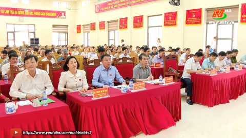 Đại biểu HĐND tỉnh tiếp x&uacute;c cử tri tại c&aacute;c x&atilde; X&iacute;ch Thổ, Gia Sơn, Gia L&acirc;m, huyện Nho Quan