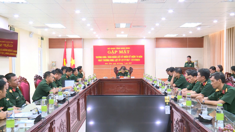 Bộ CHQS tỉnh gặp mặt thương binh, con liệt sỹ