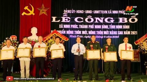 Ninh Ph&uacute;c đ&oacute;n bằng x&atilde; đạt chuẩn n&ocirc;ng th&ocirc;n mới, n&ocirc;ng th&ocirc;n mới n&acirc;ng cao