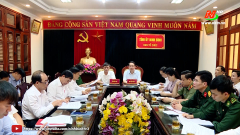 Giao ban trực tuyến ng&agrave;nh tổ chức x&acirc;y dựng Đảng qu&yacute; I/2023