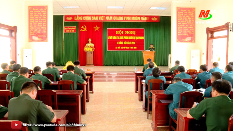 Gia Viễn sơ kết c&ocirc;ng t&aacute;c Quốc ph&ograve;ng, Qu&acirc;n sự địa phương 6 th&aacute;ng đầu năm