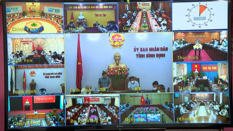 Hội nghị trực tuyến ứng ph&oacute; với cơn b&atilde;o số 9