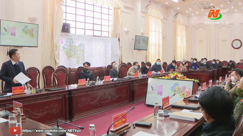 Hội nghị nghe b&aacute;o c&aacute;o Quy hoạch ph&acirc;n khu Khu vực trung t&acirc;m Ninh V&acirc;n
