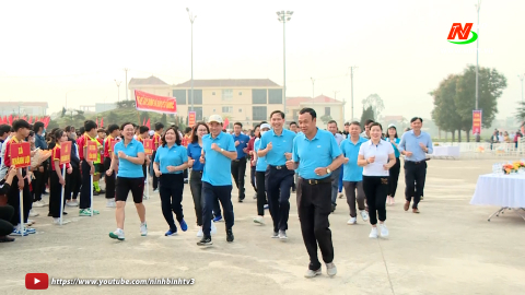 Y&ecirc;n Kh&aacute;nh tổ chức ph&aacute;t động ng&agrave;y chạy Olympic v&agrave; giải việt d&atilde;