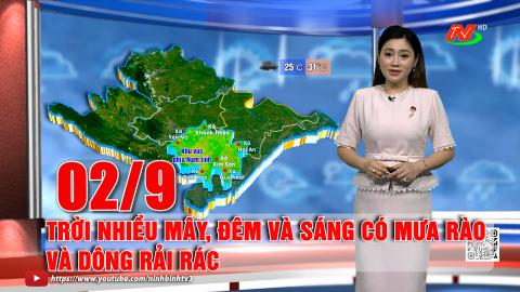 Dự b&aacute;o thời tiết đ&ecirc;m 01, ng&agrave;y 02/9/2025