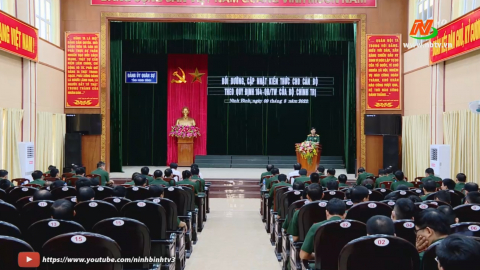 Đảng ủy Qu&acirc;n sự tỉnh bồi dưỡng, cập nhật kiến thức cho c&aacute;n bộ năm 2022