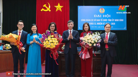 Đại hội c&ocirc;ng đo&agrave;n cơ sở Ban tổ chức tỉnh ủy nhiệm kỳ 2023 - 2028