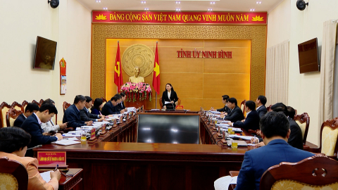Hội nghị Ban Thường vụ Tỉnh ủy