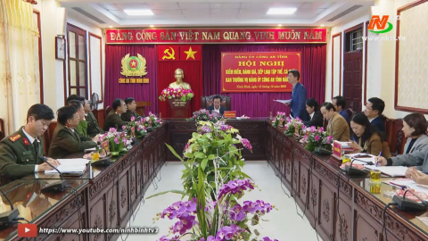 Hội nghị kiểm điểm Ban Thường vụ Đảng ủy C&ocirc;ng an tỉnh năm 2022