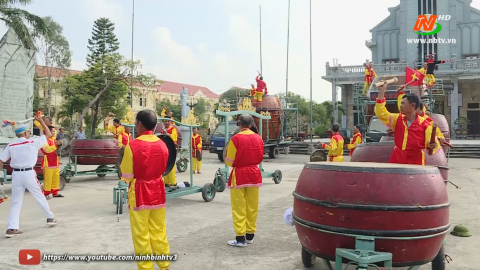 Kim Sơn t&iacute;ch cực chuẩn bị cho Festival Tr&agrave;ng An kết nối di sản