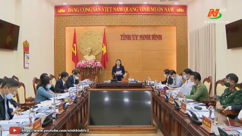 Hội nghị Ban Thường vụ Tỉnh ủy ng&agrave;y 25/11/2021