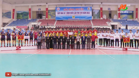 Ninh B&igrave;nh LienVietPostBank v&ocirc; địch Giải b&oacute;ng chuyền c&uacute;p Hoa Lư &ndash; B&igrave;nh Điền