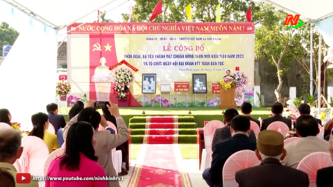 Đồng ch&iacute; Mai Văn Tuất dự ng&agrave;y hội đại đo&agrave;n kết to&agrave;n d&acirc;n tộc tại th&ocirc;n Đo&agrave;i , x&atilde; Y&ecirc;n Th&agrave;nh