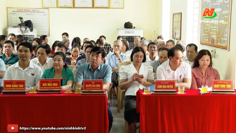 Đại biểu HĐND tỉnh tiếp x&uacute;c cử tri tại huyện Hoa Lư