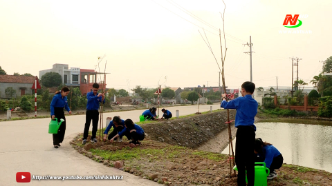  Thanh ni&ecirc;n Y&ecirc;n Kh&aacute;nh chung sức x&acirc;y dựng n&ocirc;ng th&ocirc;n mới n&acirc;ng cao, kiểu mẫu