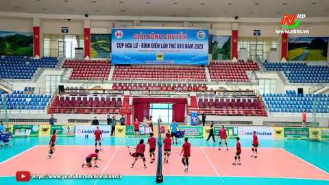 Sẵn s&agrave;ng khởi tranh Giải B&oacute;ng chuyền C&uacute;p Hoa Lư &ndash; B&igrave;nh Điền