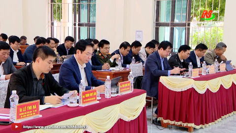 Đại biểu HĐND tỉnh tiếp x&uacute;c cử tri huyện Nho Quan (Quảng Lạc, Quỳnh Lưu, Sơn H&agrave;)