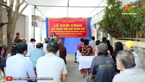 Khởi c&ocirc;ng x&acirc;y dựng nh&agrave; đại đo&agrave;n kết