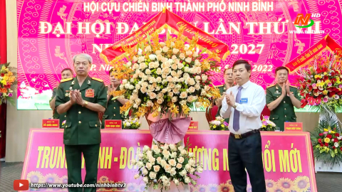 Đại hội đại biểu Hội Cựu chiến binh th&agrave;nh phố Ninh B&igrave;nh lần thứ VII, nhiệm kỳ 2022-2027