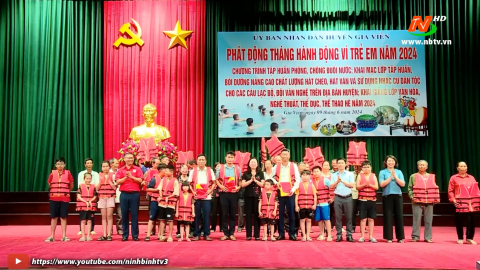 Gia Viễn ph&aacute;t động Th&aacute;ng h&agrave;nh động v&igrave; trẻ em năm 2024